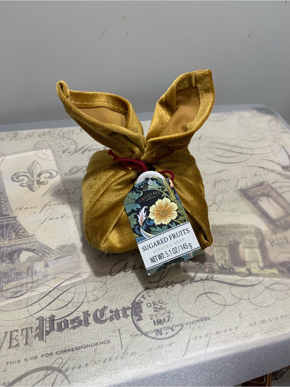 Castelbel Sugared Fruits Scented Soap Gift Wrapped